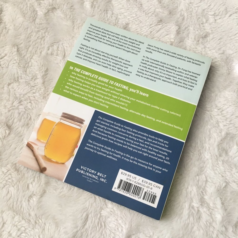 'The Complete Guide to Fasting' Dr. Jason Fung Softcover Health Book - Picture 2 of 6